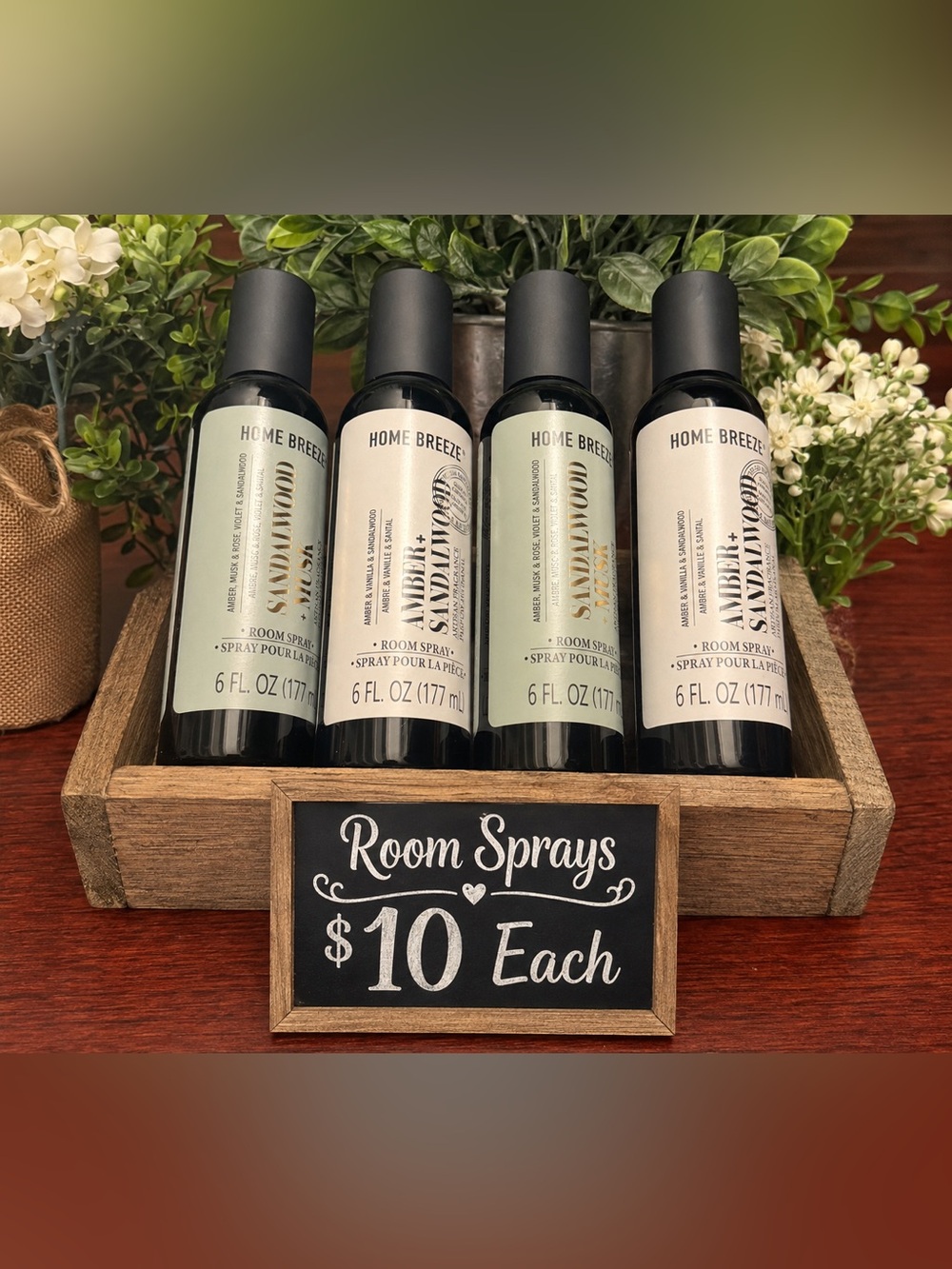 ✴️New✴️Amber Sandalwood and Sandalwood Musk Room Sprays